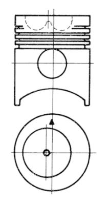 Zuiger Kolbenschmidt 91005700