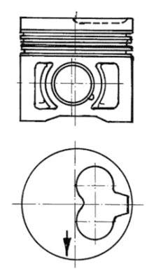 Zuiger Kolbenschmidt 91386620