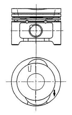 Zuiger Kolbenschmidt 92228620