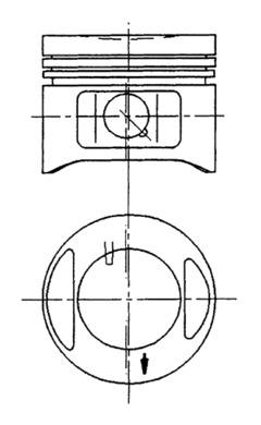 Zuiger Kolbenschmidt 94910710