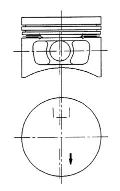 Zuiger Kolbenschmidt 92396613