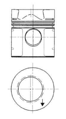 Zuiger Kolbenschmidt 92525700