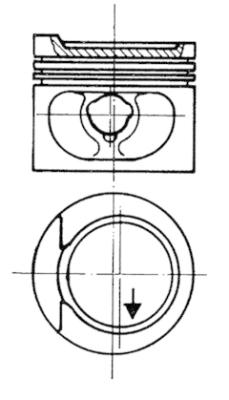 Zuiger Kolbenschmidt 93872600