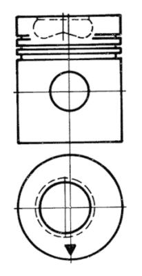 Zuiger Kolbenschmidt 93891600