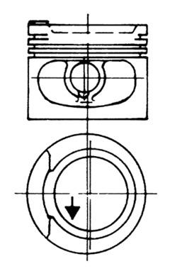 Zuiger Kolbenschmidt 93928610