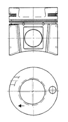 Zuiger Kolbenschmidt 40175600