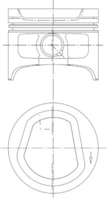 Zuiger Kolbenschmidt 94553620