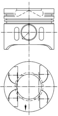 Zuiger Kolbenschmidt 97482610