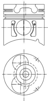 Zuiger Kolbenschmidt 99371600