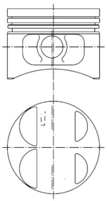 Zuiger Kolbenschmidt 40075610