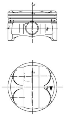 Zuiger Kolbenschmidt 40086610