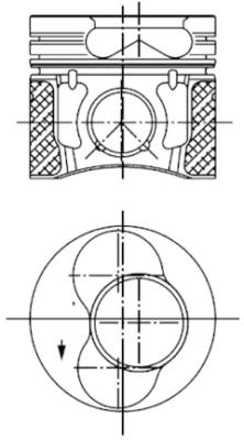 Zuiger Kolbenschmidt 99851620