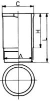 Cilinderbus/voering O-ring Kolbenschmidt 88544110