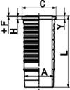 Cilinderbus/voering O-ring Kolbenschmidt 89411110