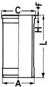 Cilinderbus/voering O-ring Kolbenschmidt 89568110