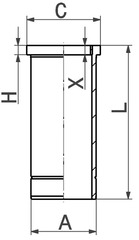 Kolbenschmidt Cilinderbus/voering O-ring 89919110
