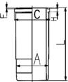 Cilinderbus/voering O-ring Kolbenschmidt 89182110