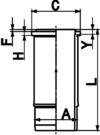 Cilinderbus/voering O-ring Kolbenschmidt 89497110