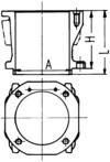 Cilinderbus/voering O-ring Kolbenschmidt 89196110