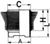 Cilinderbus/voering O-ring Kolbenschmidt 88669110