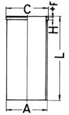 Cilinderbus/voering O-ring Kolbenschmidt 89426190