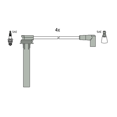 Bougiekabelset Hitachi 134269