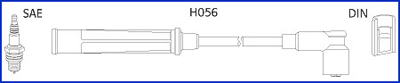 Hitachi Bougiekabelset 134467