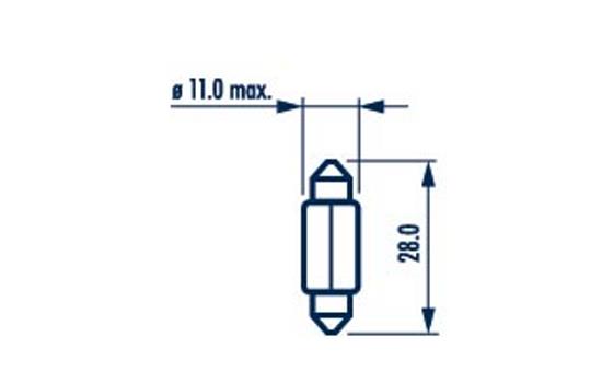 Narva Gloeilamp, kofferruimteverlichting 173153000