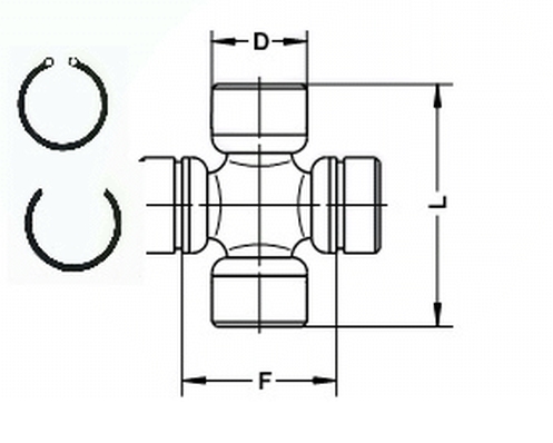 Spidan Rubber askoppeling / Hardyschijf U 109