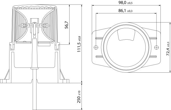 Flitslamp Hella 2XD 014 959-111