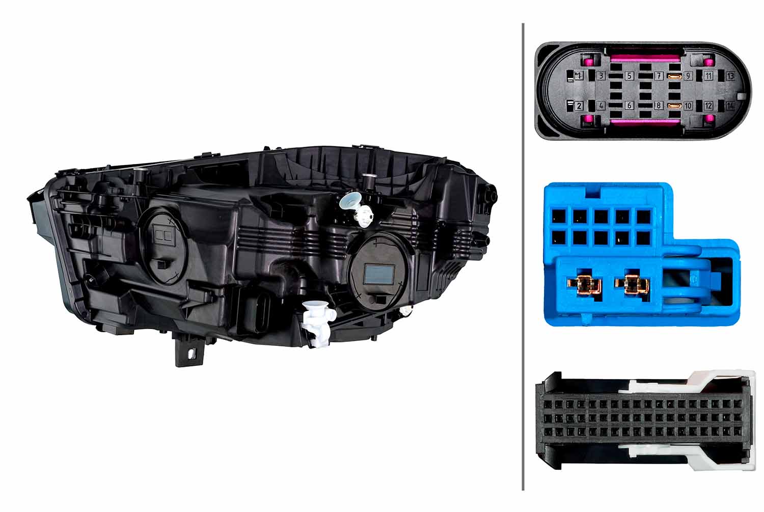 Koplamp Hella 1EX 015 568-721