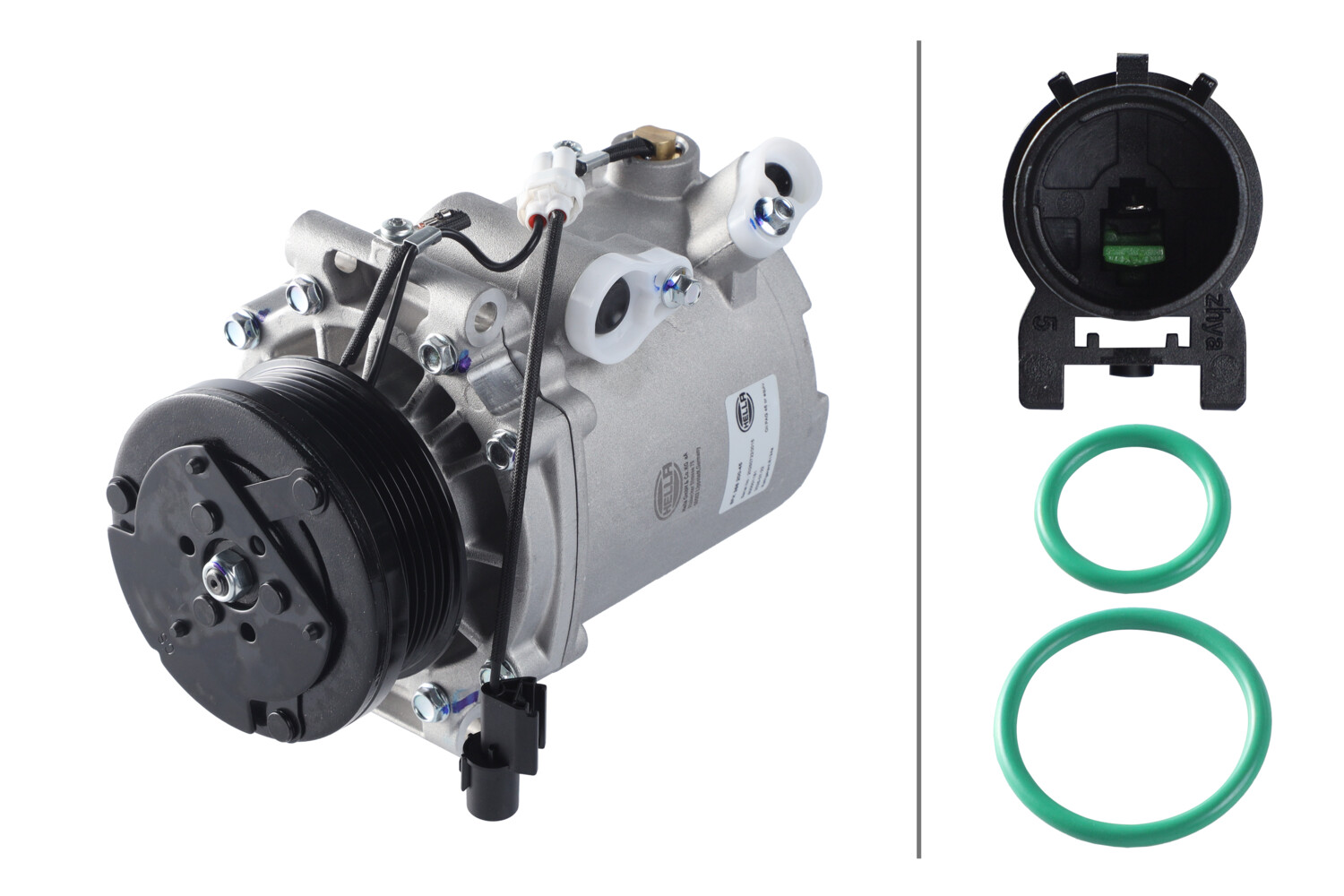 Compressor, airconditioning Hella 8FK 366 200-451