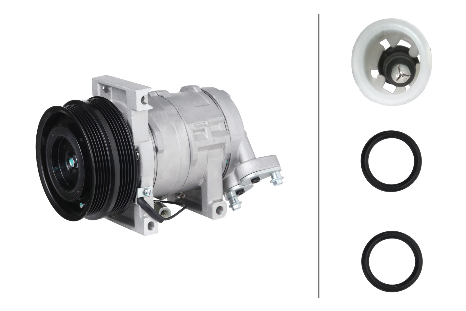 Compressor, airconditioning Hella 8FK 366 201-241