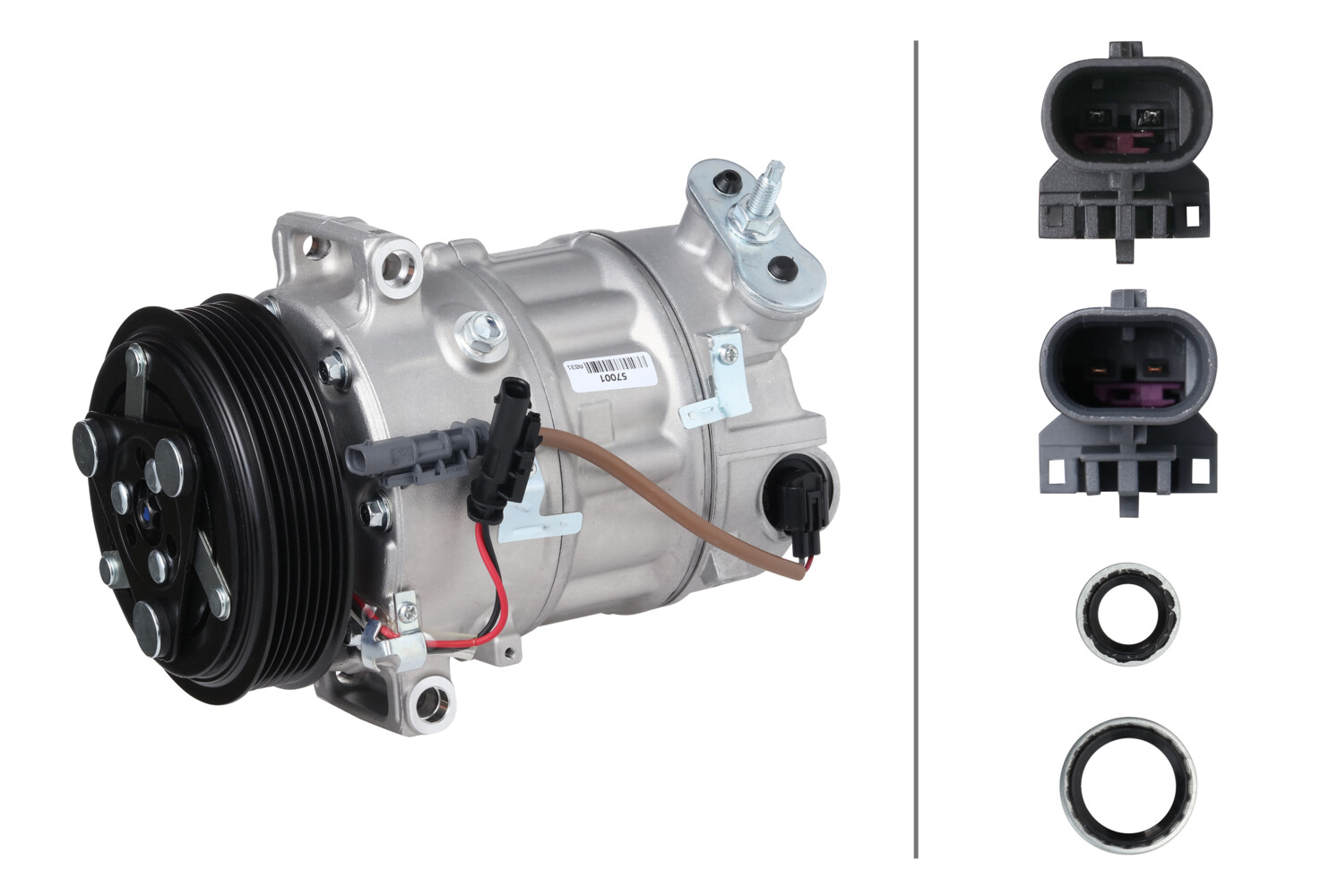 Compressor, airconditioning Hella 8FK 366 201-611