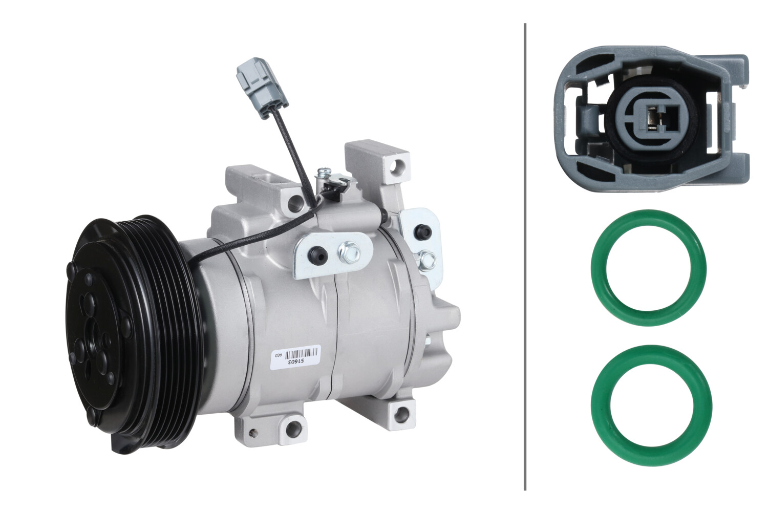 Compressor, airconditioning Hella 8FK 366 201-731