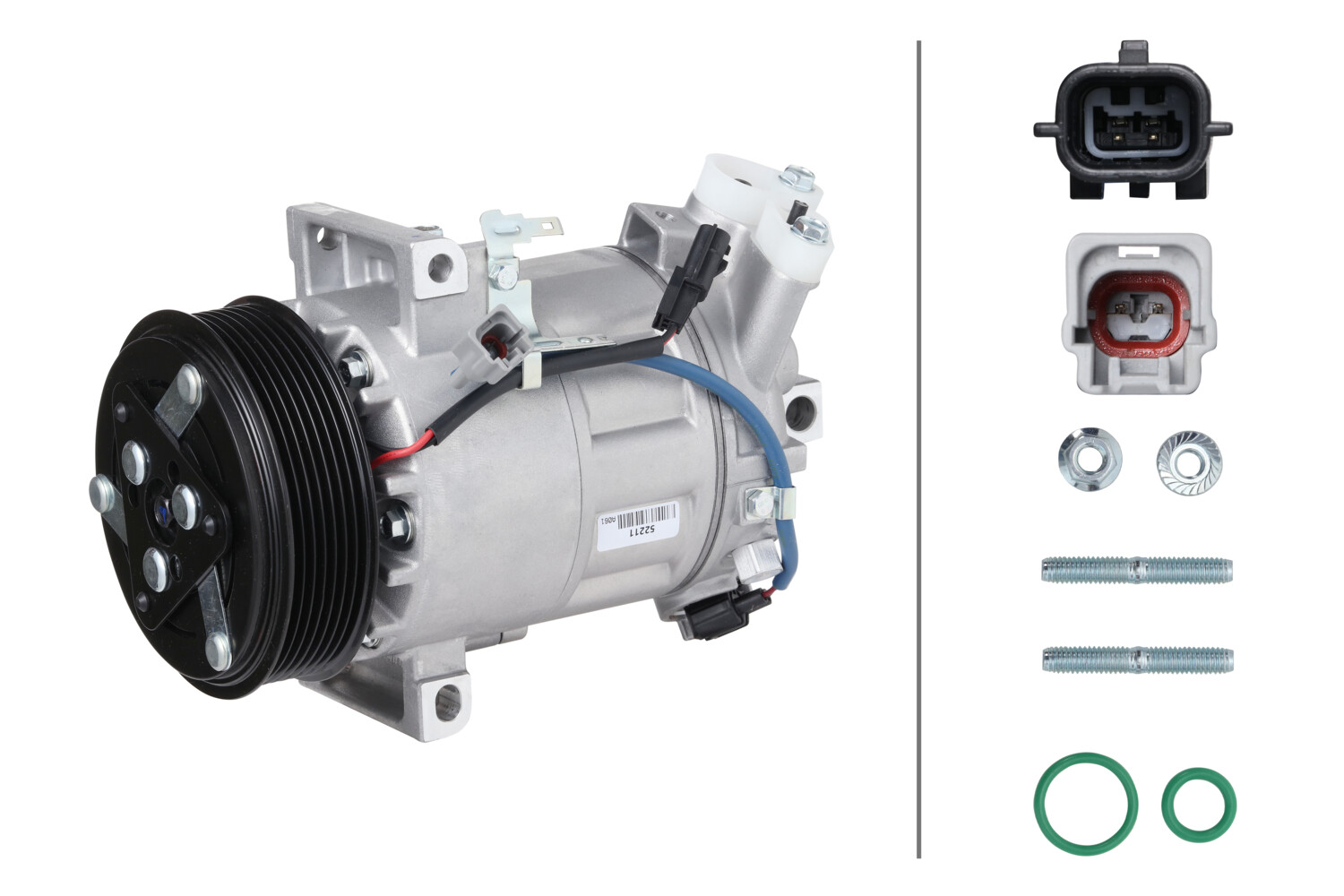 Compressor, airconditioning Hella 8FK 366 201-761