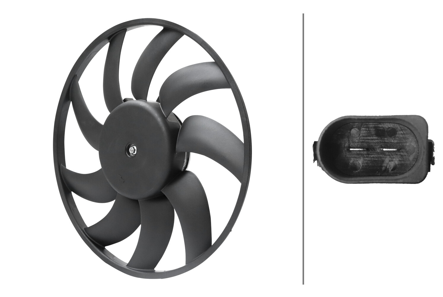 Koelventilatorwiel Hella 8EW 366 420-261