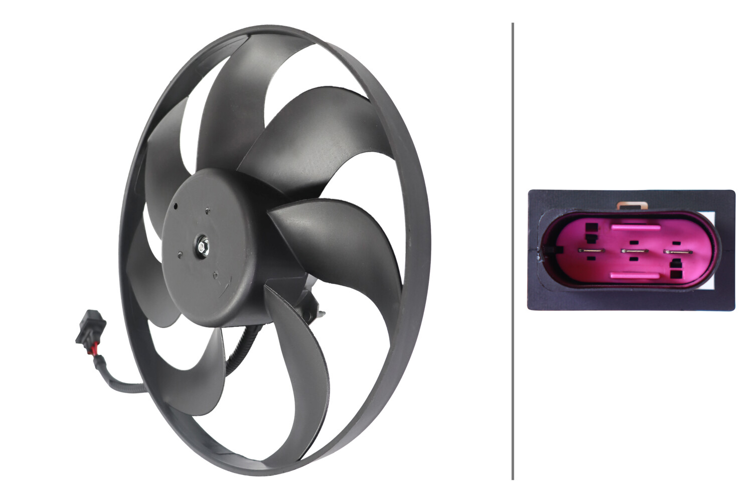 Koelventilatorwiel Hella 8EW 366 420-311