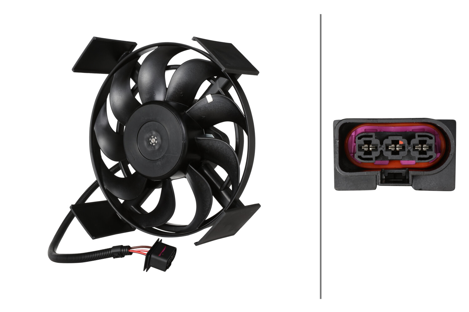 Koelventilatorwiel Hella 8EW 366 420-321