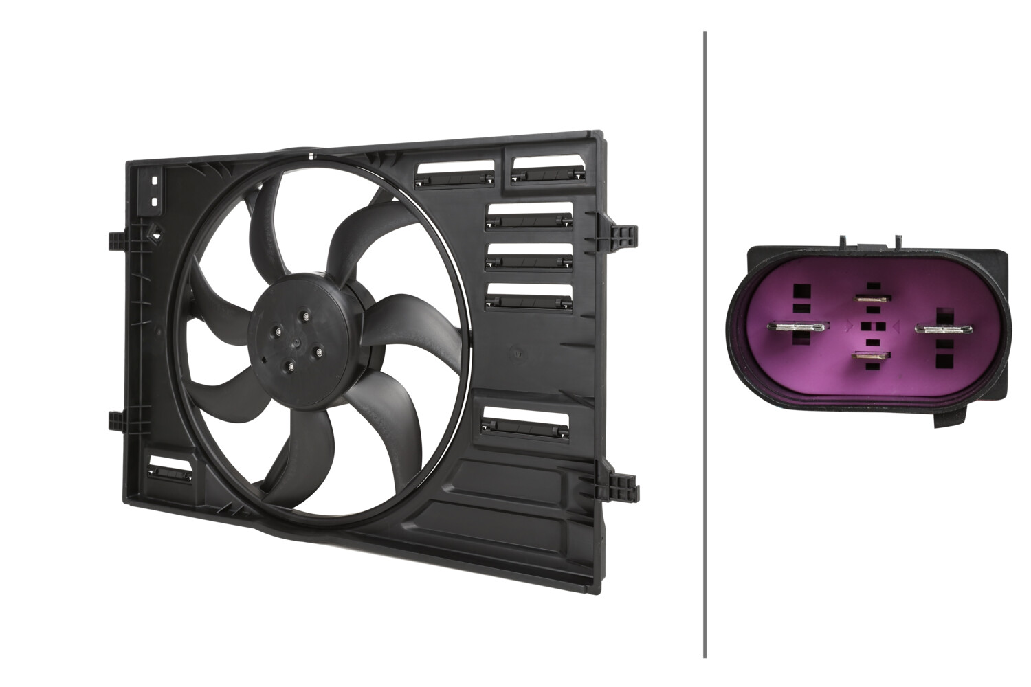 Koelventilatorwiel Hella 8EW 366 420-401