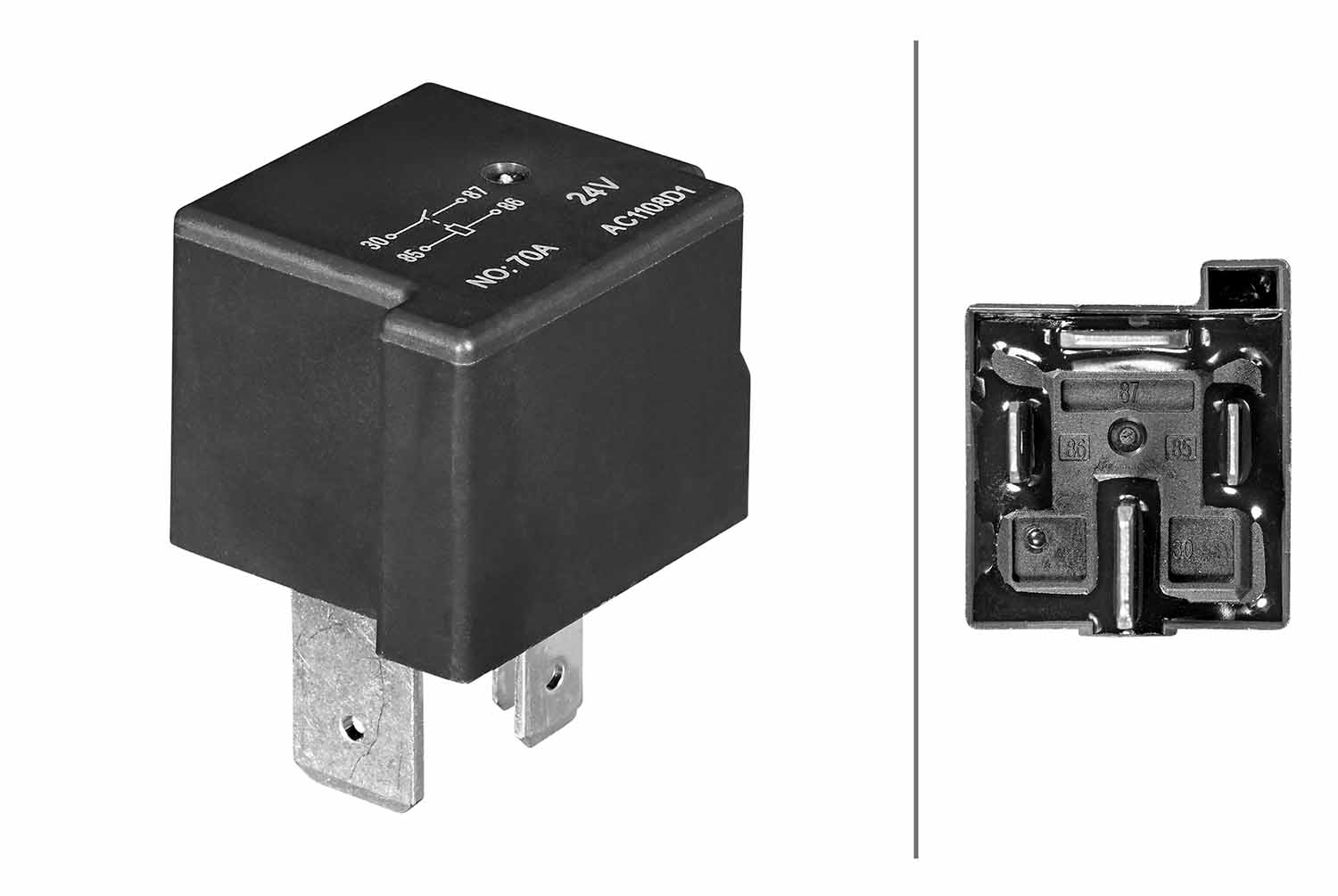 Relais, arbeidsstroom Hella 4RA 003 437-221