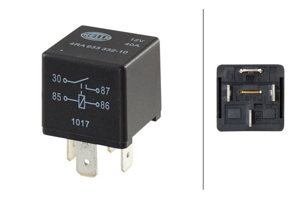 Relais, arbeidsstroom Hella 4RA 933 332-101