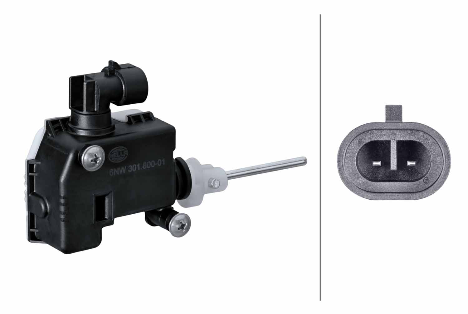 Stel element, centrale vergrendeling Hella 6NW 301 800-011