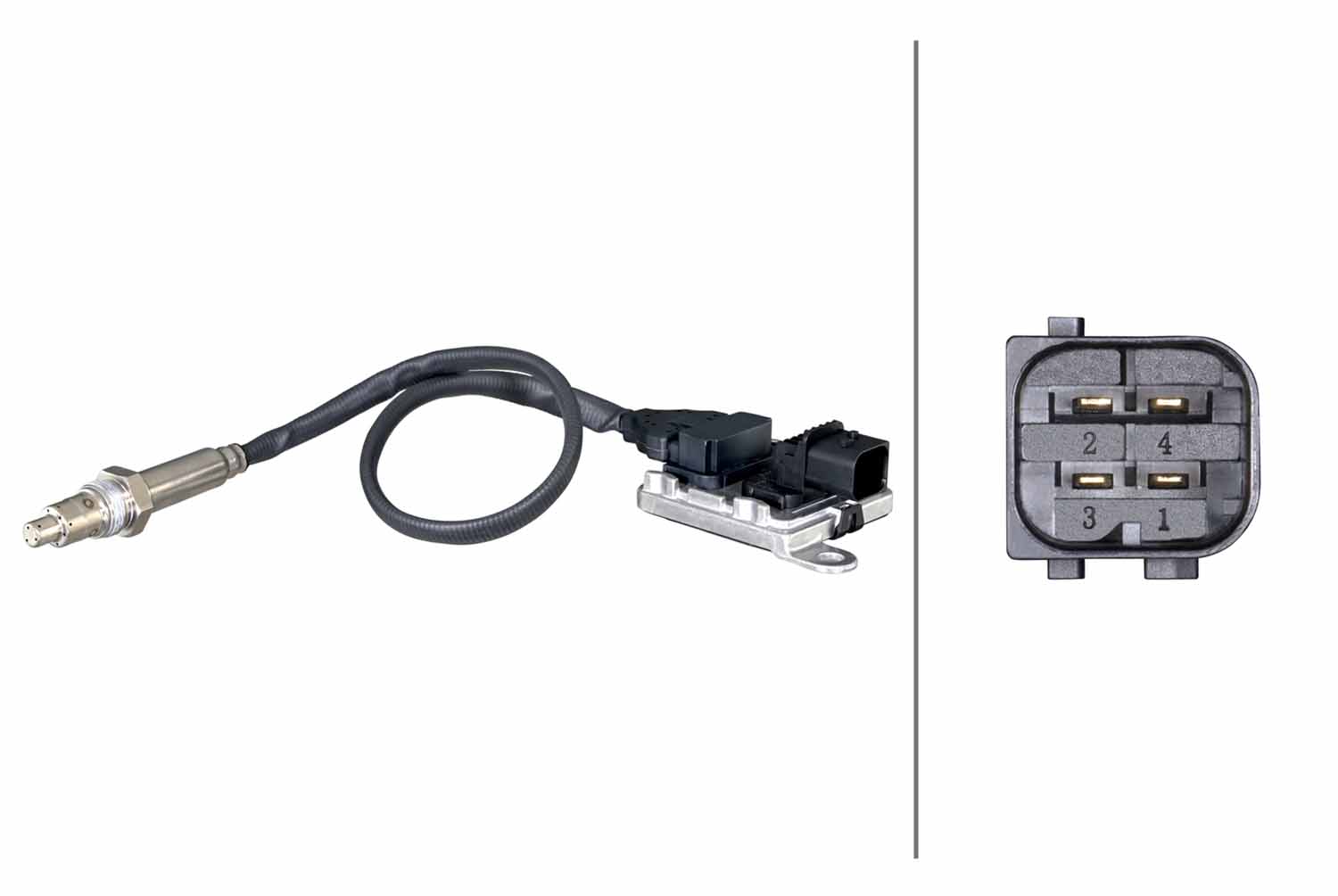 NOx-sensor, NOx-katalysator Hella 6PN 358 186-451