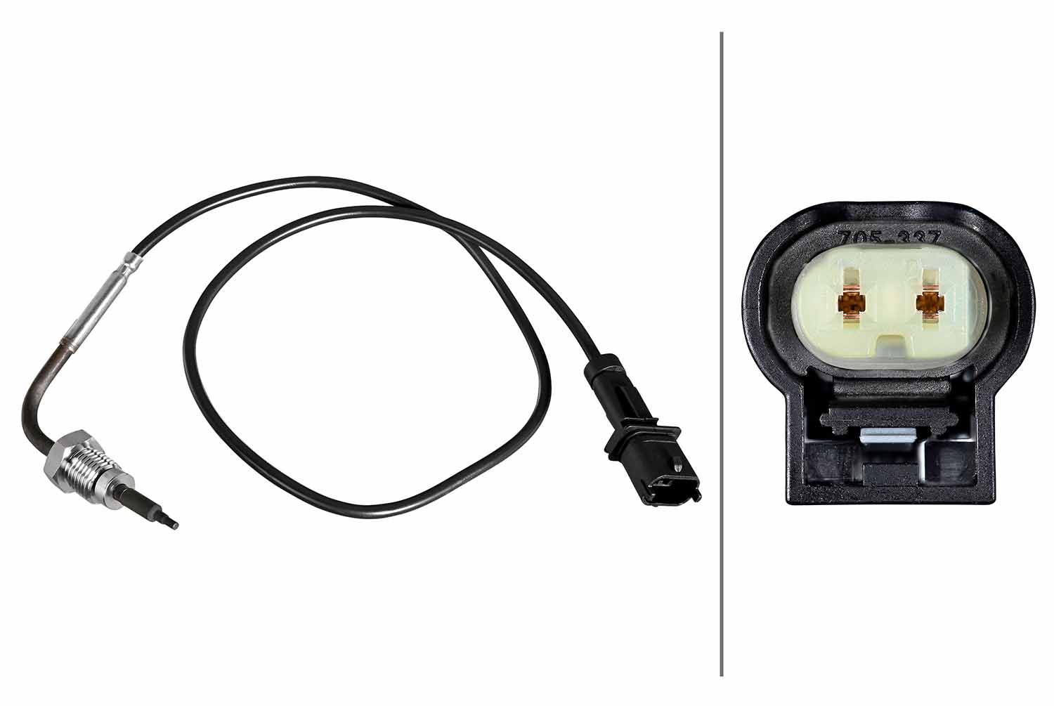 Sensor, uitlaatgastemperatuur Hella 6PT 010 376-661