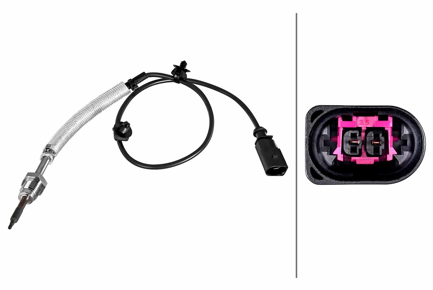 Sensor, uitlaatgastemperatuur Hella 6PT 010 376-671