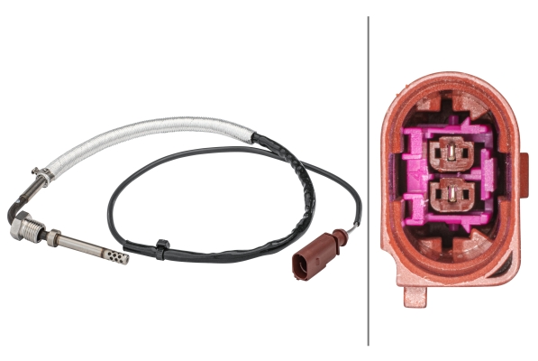 Sensor uitlaatgastemperatuur Hella 6PT 358 181-521