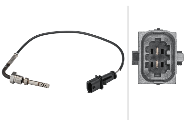 Sensor uitlaatgastemperatuur Hella 6PT 358 181-601