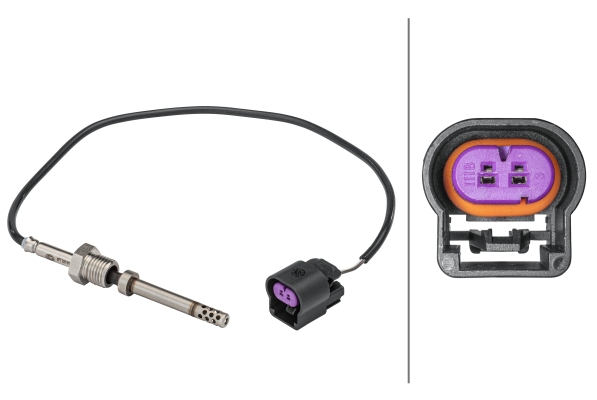 Sensor uitlaatgastemperatuur Hella 6PT 358 181-701