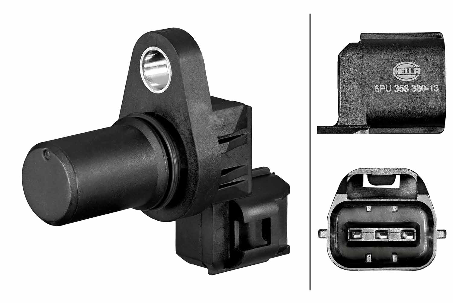 Sensor, snelheid, toerental Hella 6PU 358 380-131